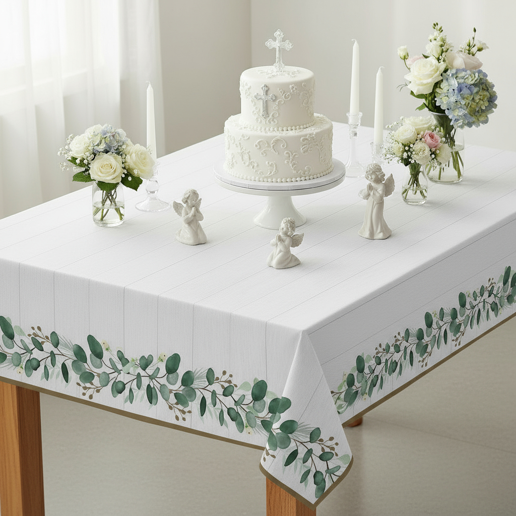 Religious Party Supplies Kit – Baptism First Communion | Plates, Cups, Napkins | Party in a Box