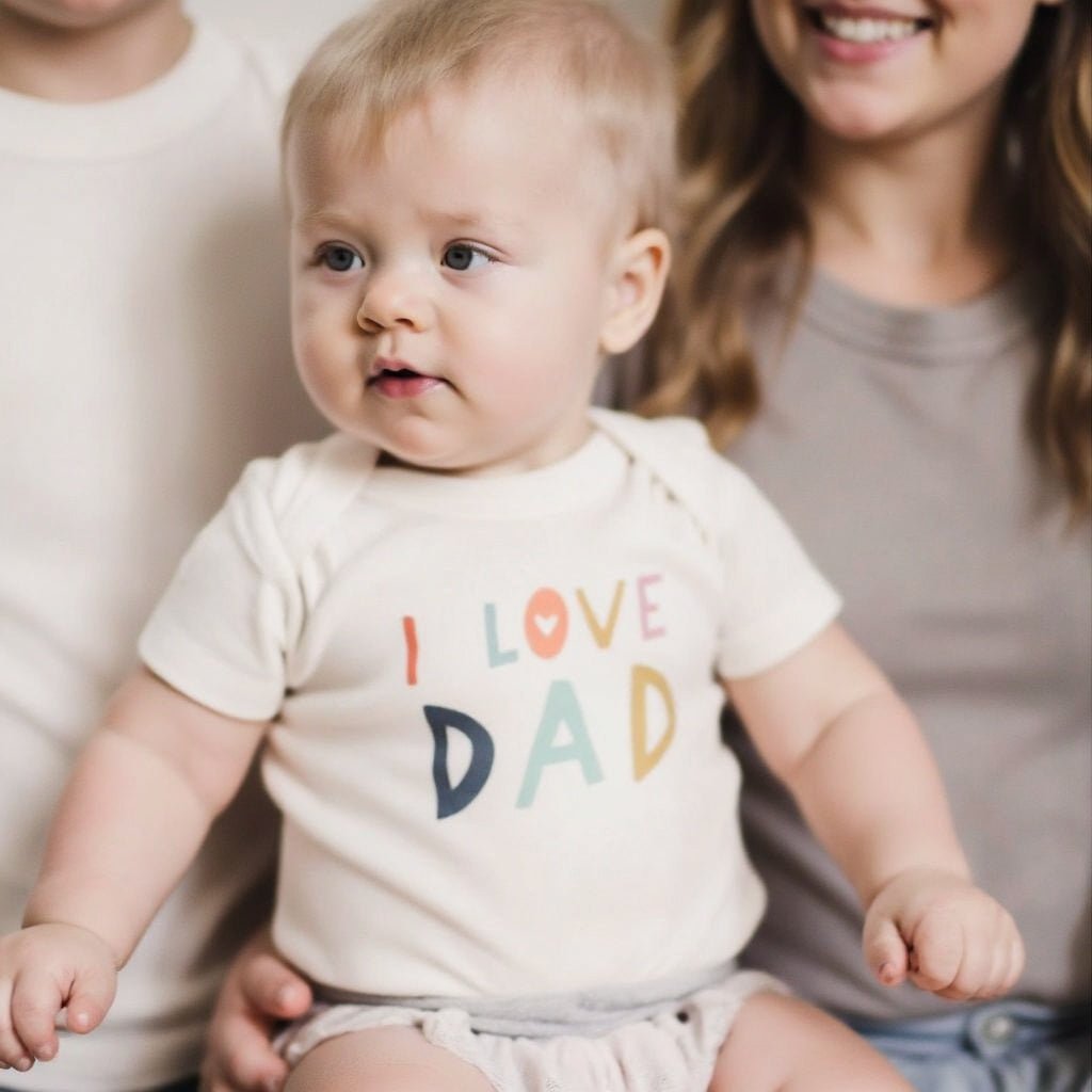 graphic bodysuit | love dad