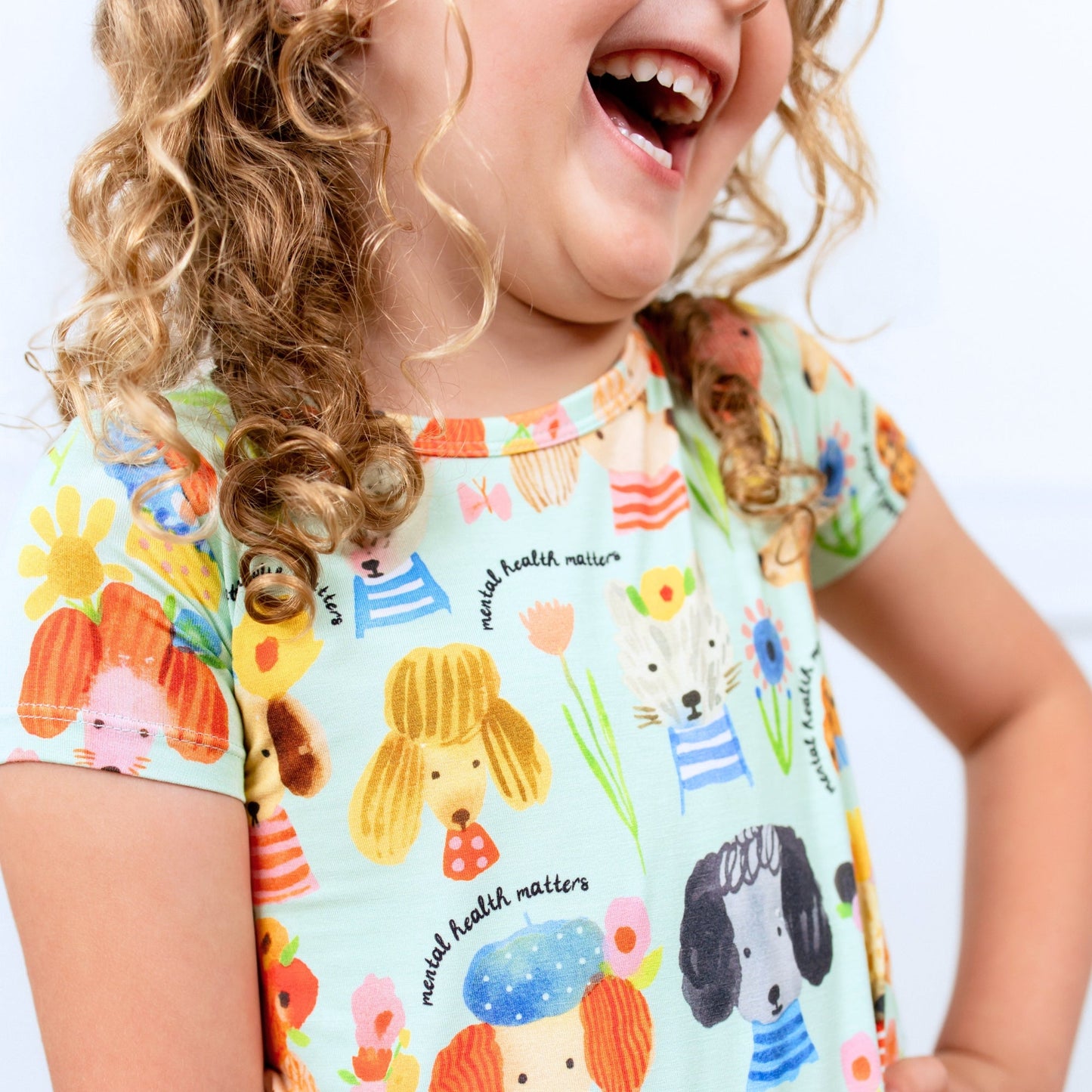 The Second-Skin 2-Piece Short Sleeve Pajama | Mindful Doggos