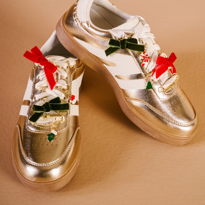 Dazzle Shoe Charm Pack – Christmas Holiday Sneaker Accessories