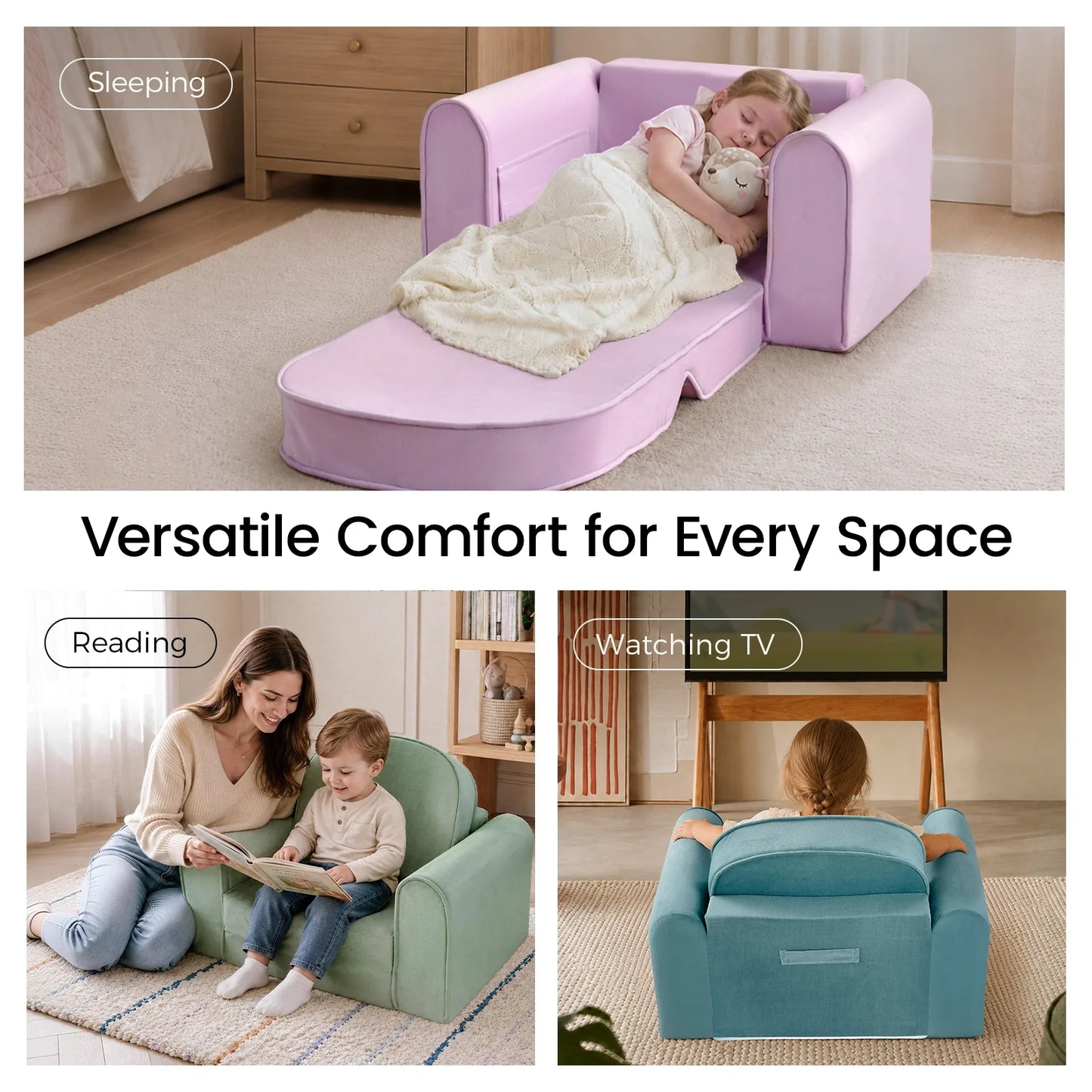 Tiny Land® GentleSnug Kids Sofa Chair