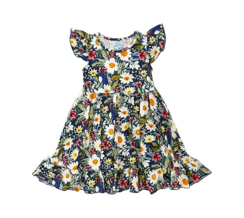 Daisy Blue Twirl