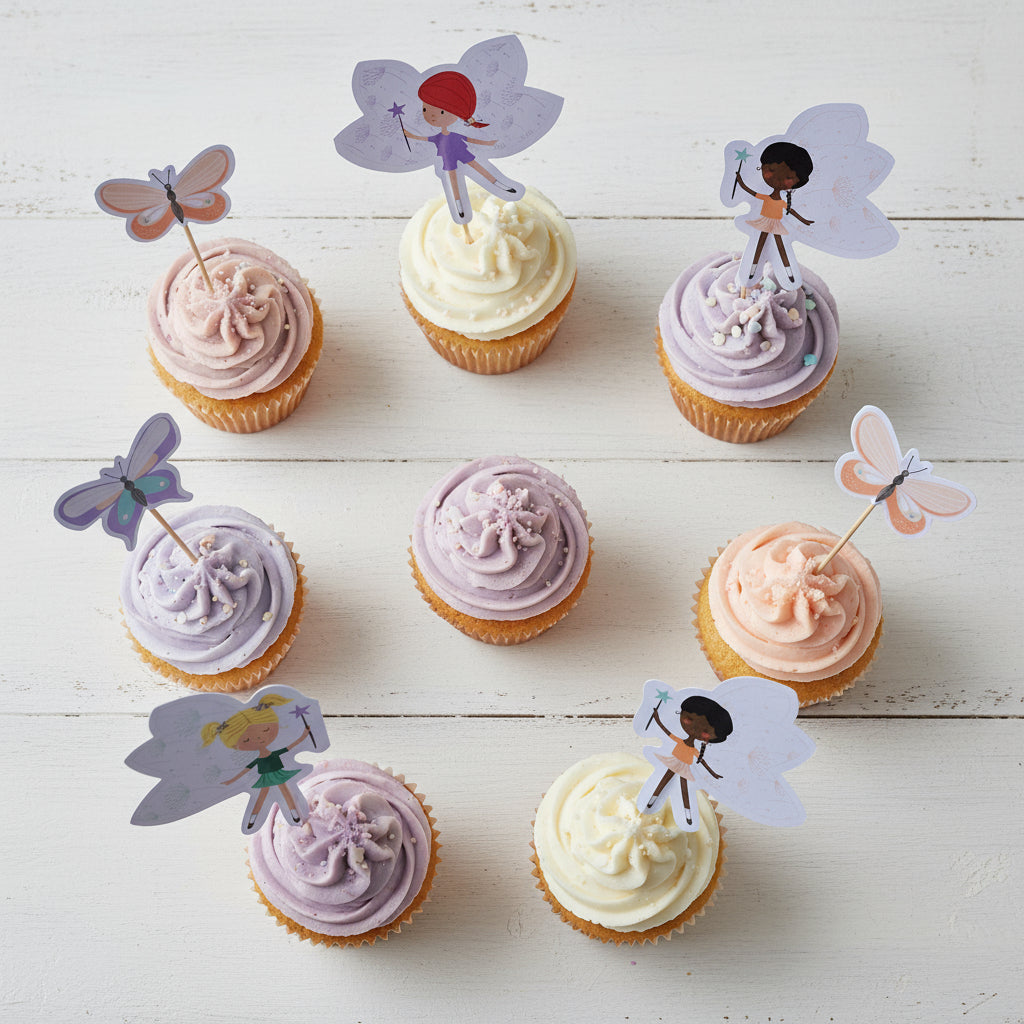 Fairy Birthday Party Supplies Kit – Plates, Cups, Napkins & More | Party in a Box
