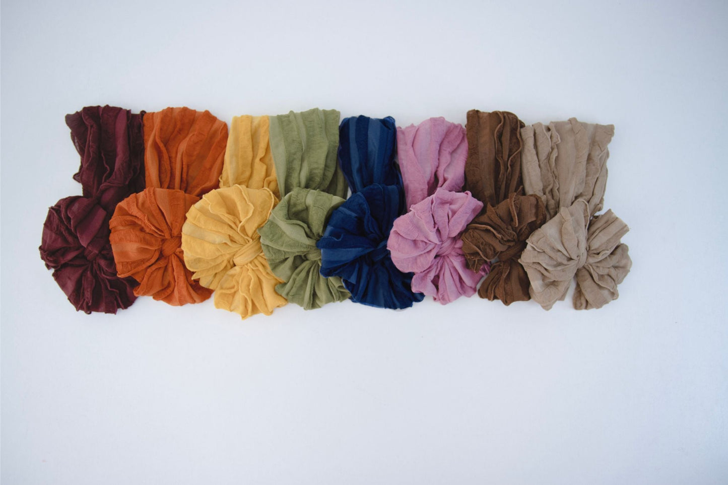 Fall Baby Headband Collection | 8 Boutique Autumn Ruffled Bows