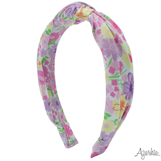 Fall Flowers Top Knot Headband