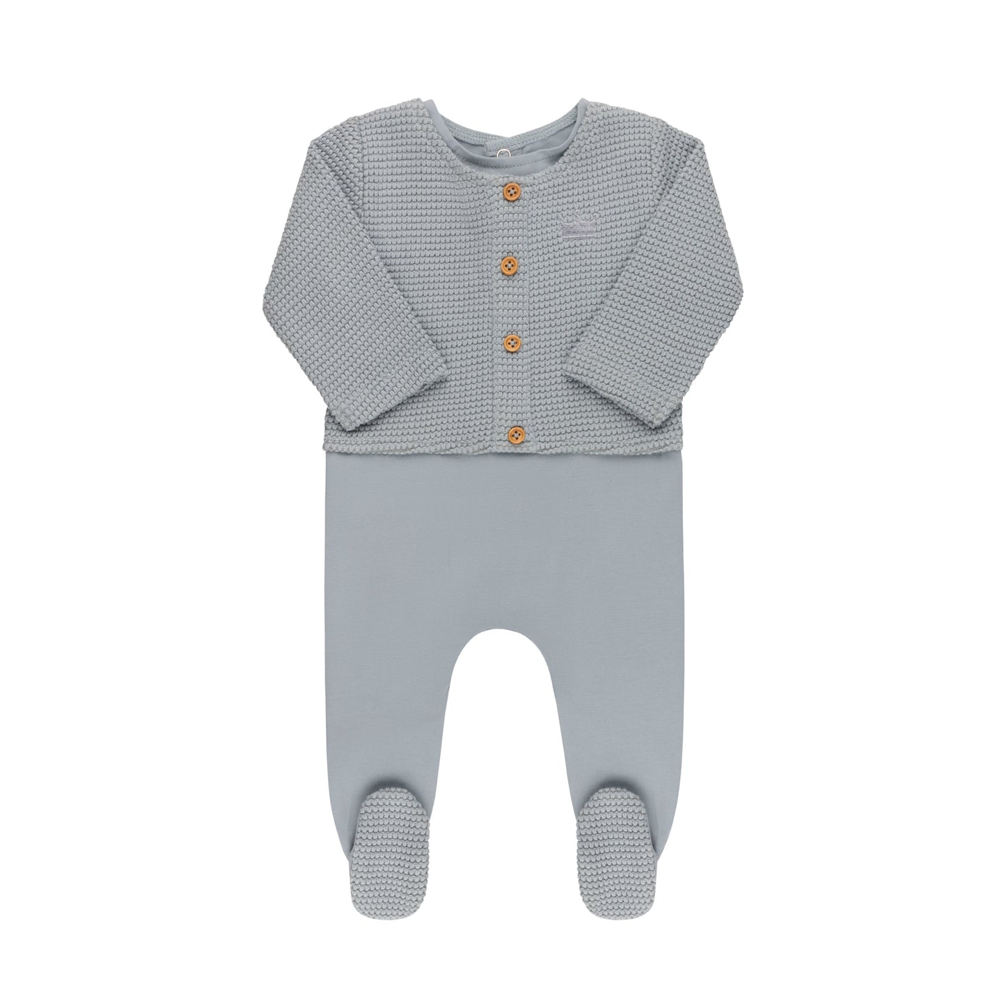 Faux Cardigan Layette Set  (Velour Edition)