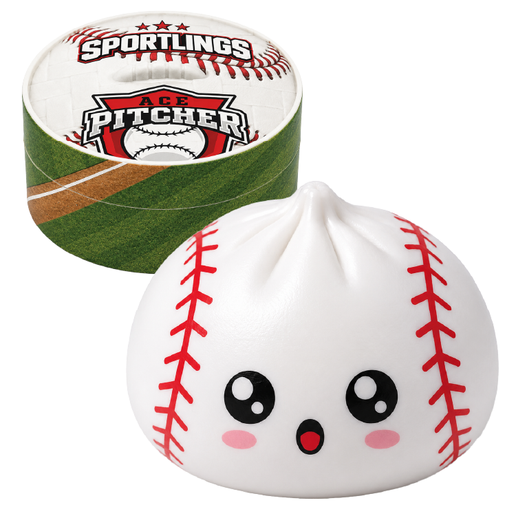 Sportlings Sports Dumpling Squishy Fidget Toy – Mystery Sports Ball