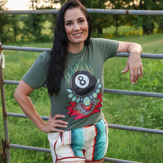 8 Ball Cactus Graphic Tee