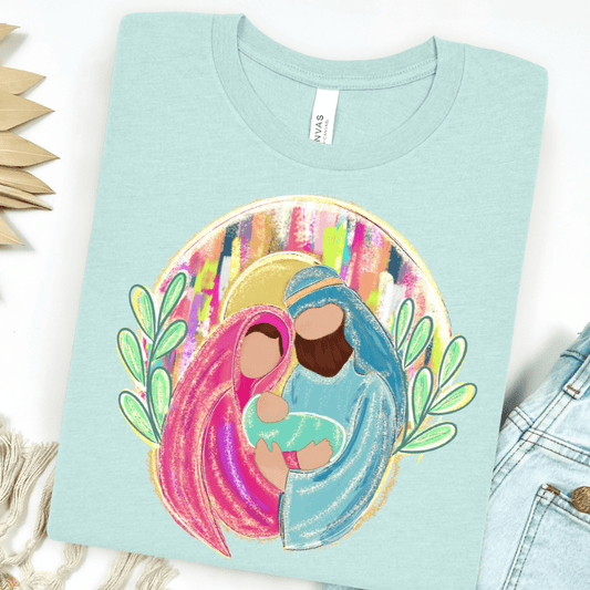 Baby Jesus Family Graphic Tee