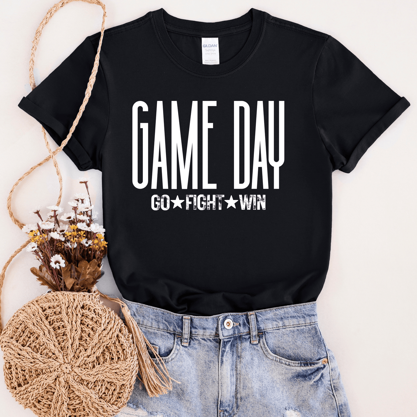 Game Day Go Fight WIn Graphic Tee