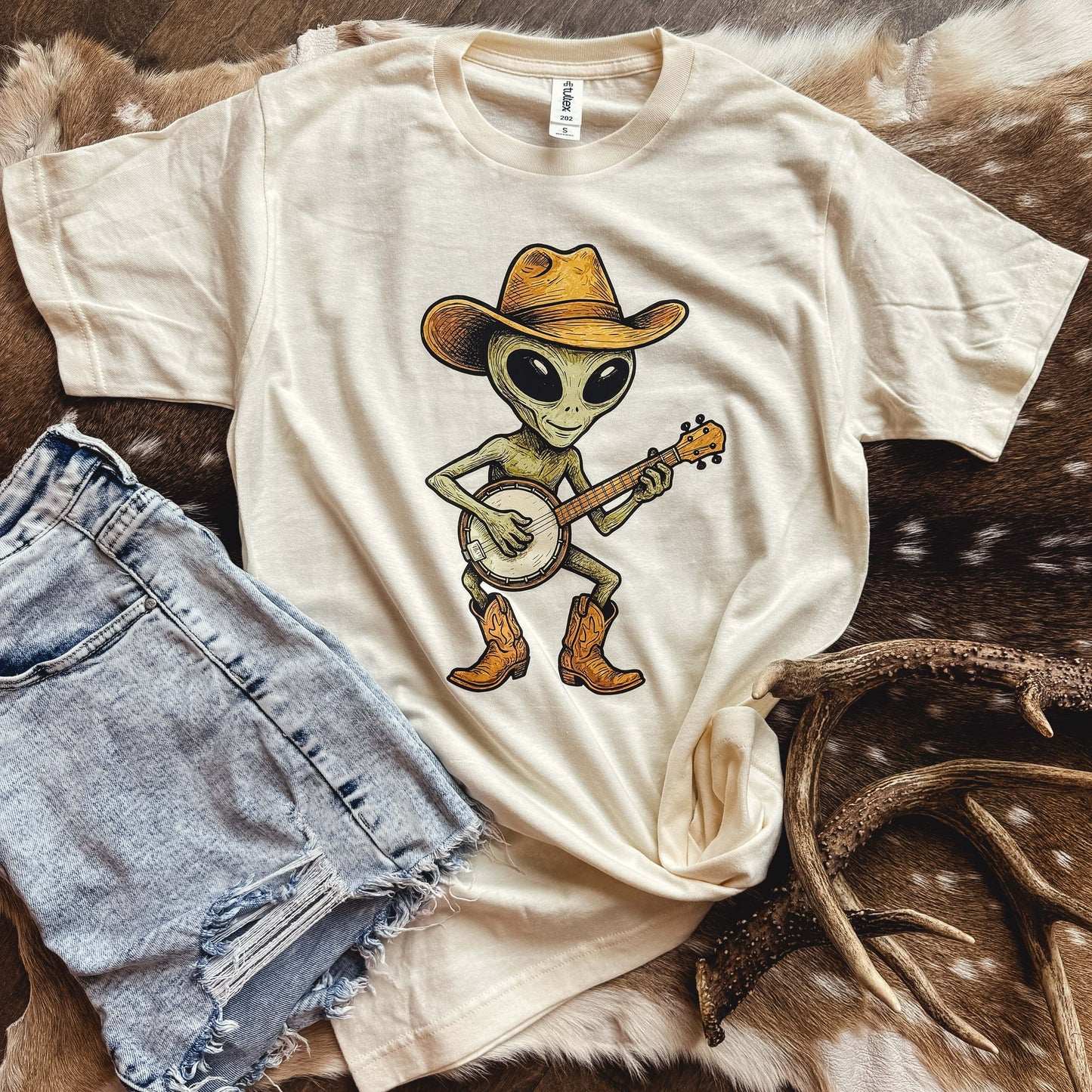 Honky Tonk Alien Graphic Tee
