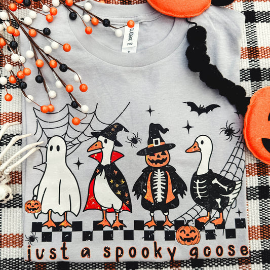 Just A Spooky Goose Soft Graphic Tee