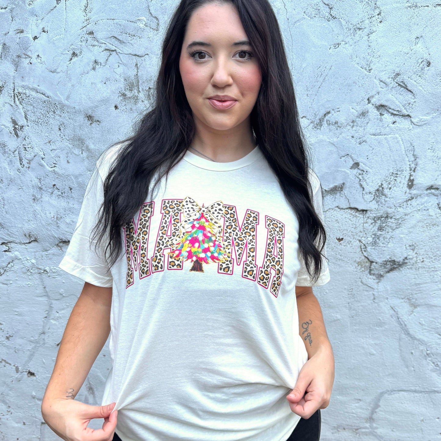 Mama Colorful Tree Graphic Tee