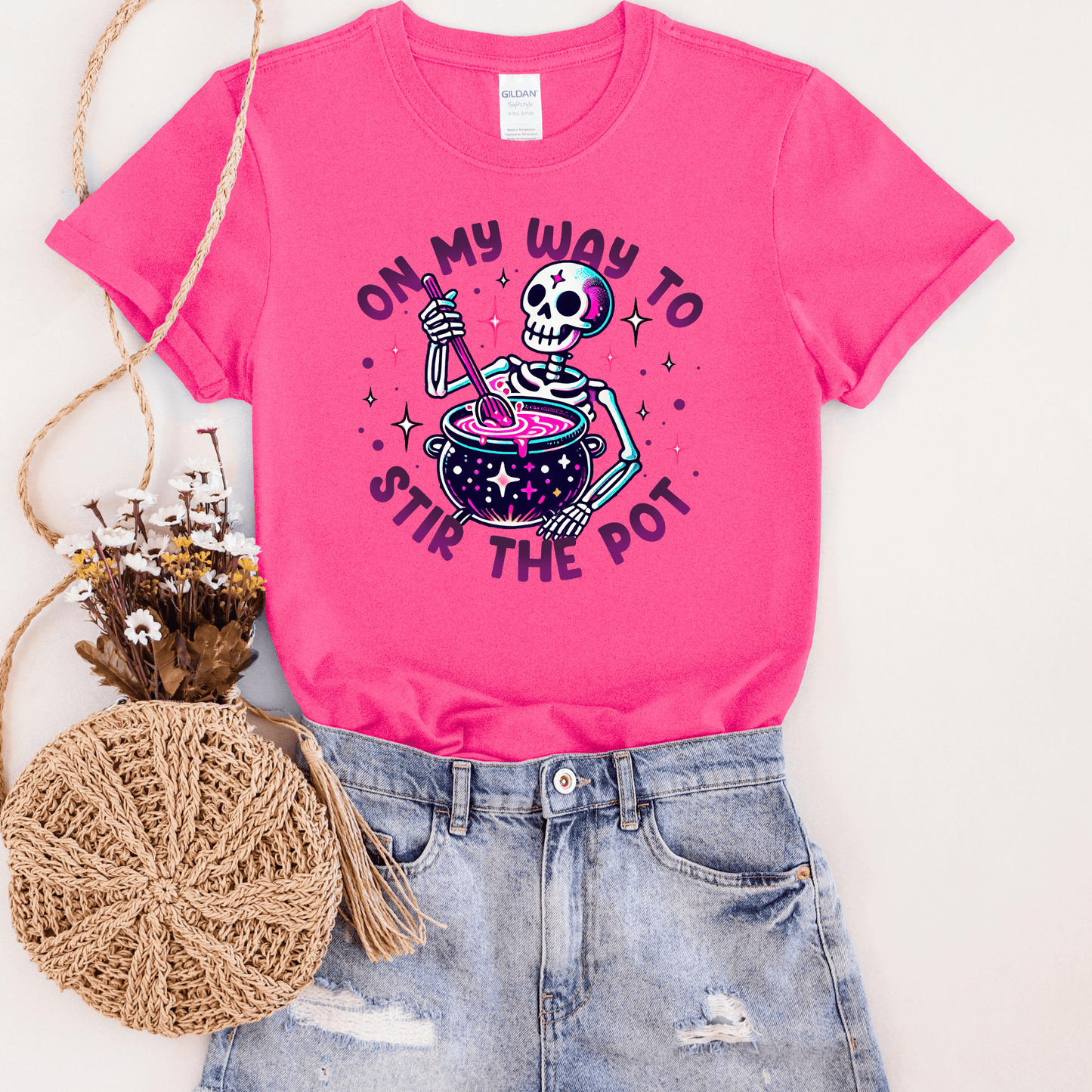 On My Way To Stir The Pot Graphic Tee