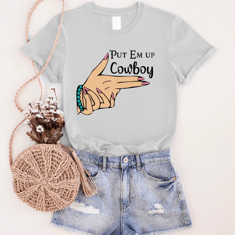Put Em' Up Cowboy Graphic Tee