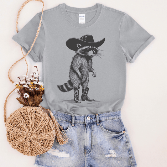 Raccoon Cowboy Graphic Tee