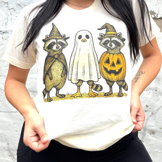 Racoon Ghost Graphic Tee