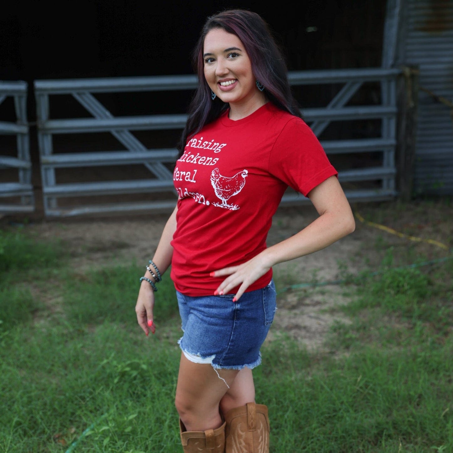 Raising Chickens & Feral Children Soft Graphic Tee