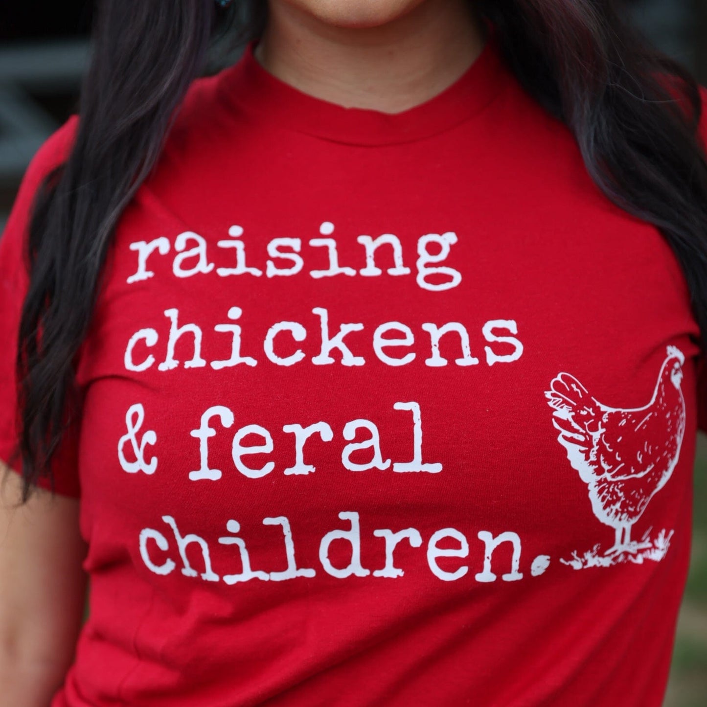 Raising Chickens & Feral Children Soft Graphic Tee