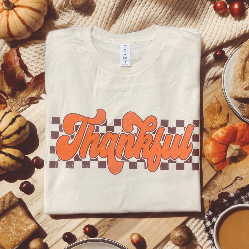Retro Thankful Graphic Tee