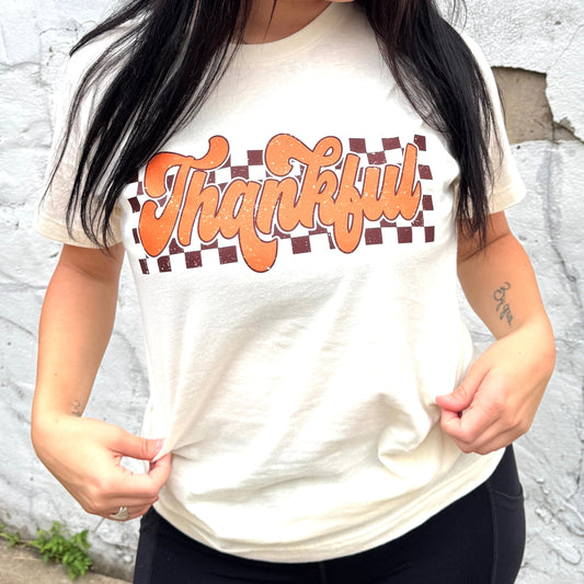 Retro Thankful Graphic Tee