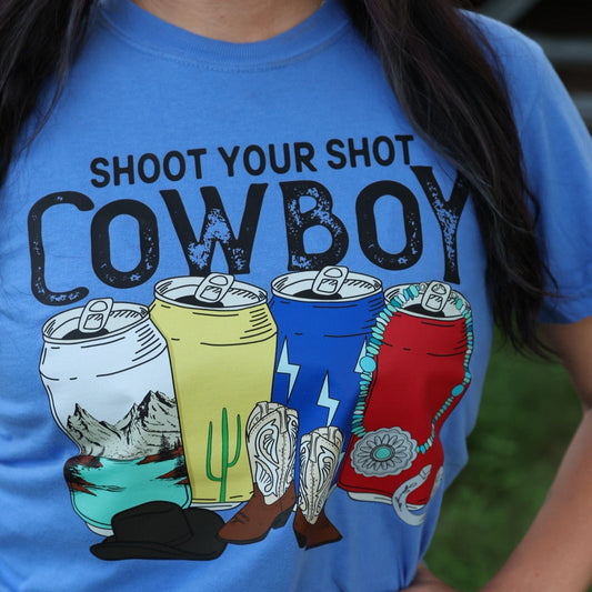 Shoot Your Shot Cowboy Soft Graphic Tee