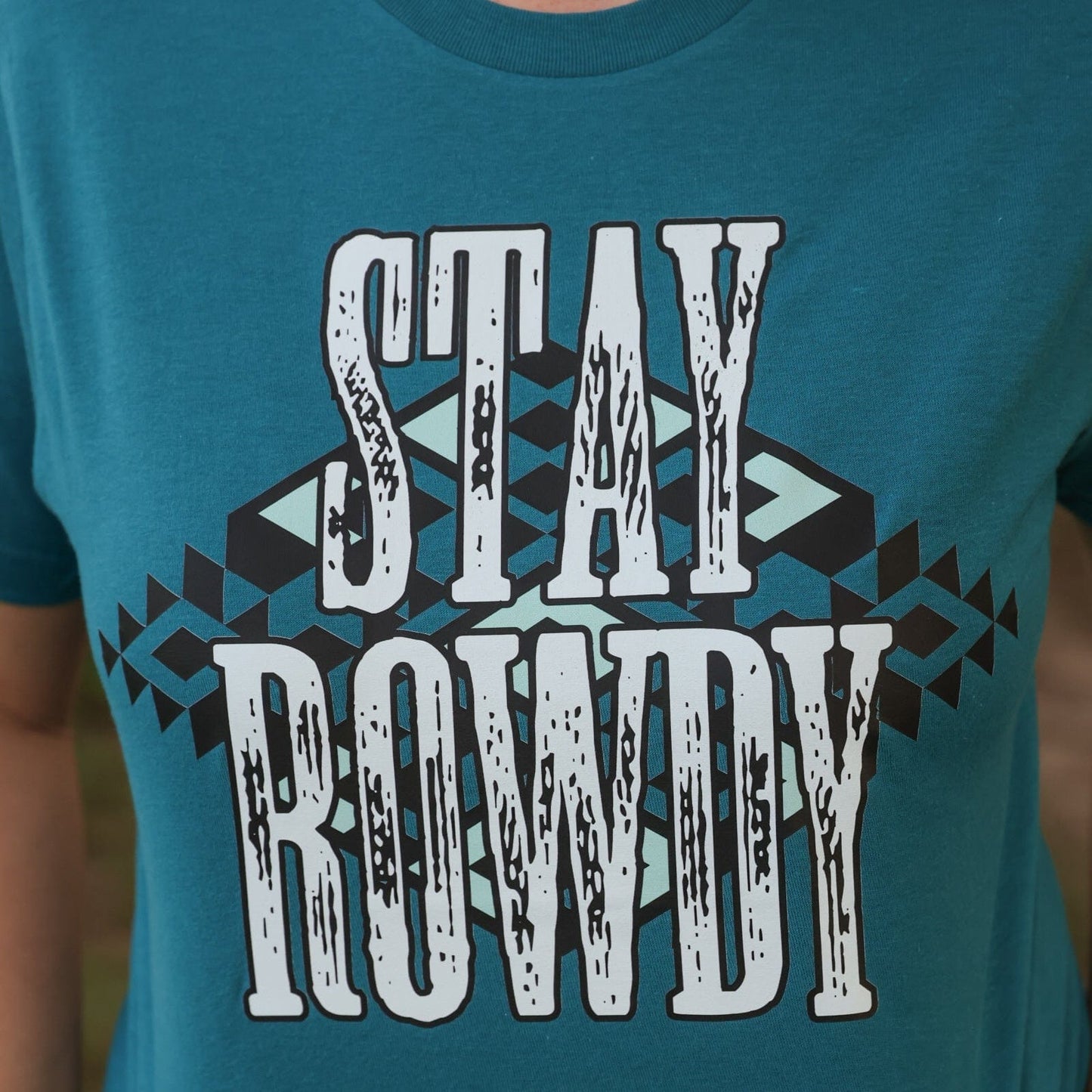 Stay Rowdy Aztec Soft Graphic Tee