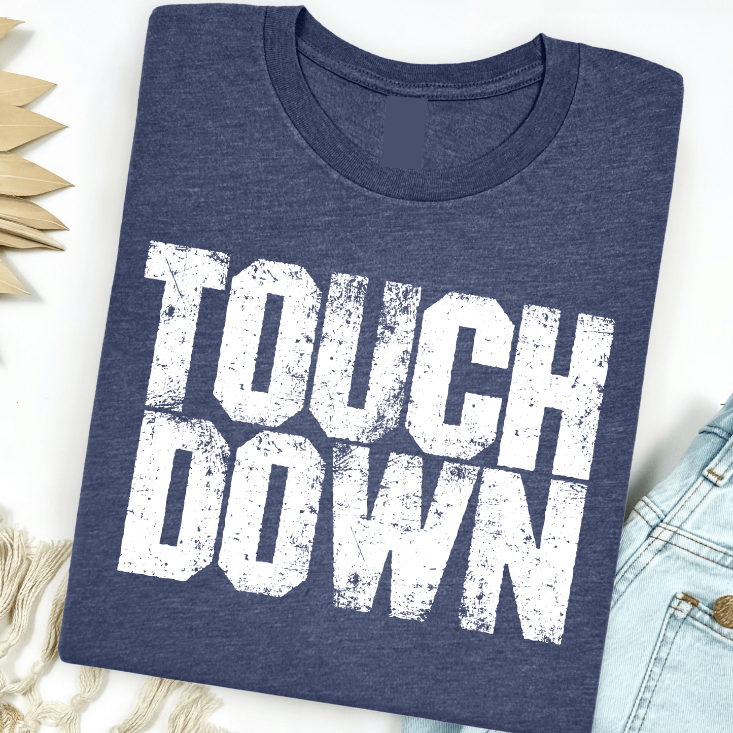 Touch Down Distressed Graphic Tee