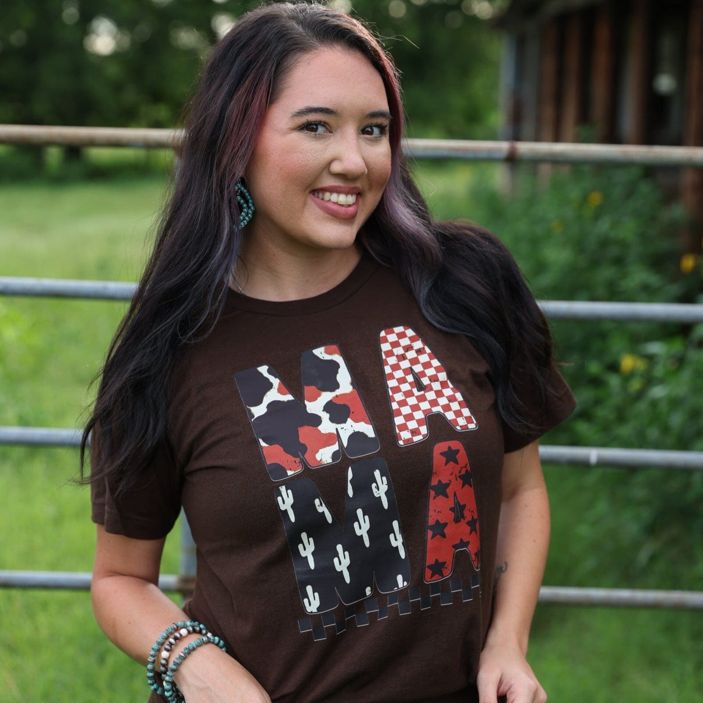 Western Mama Block Letter Tee Soft Graphic Tee