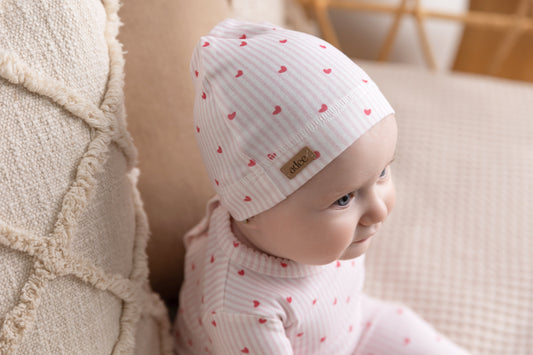 Pink Heart Hat