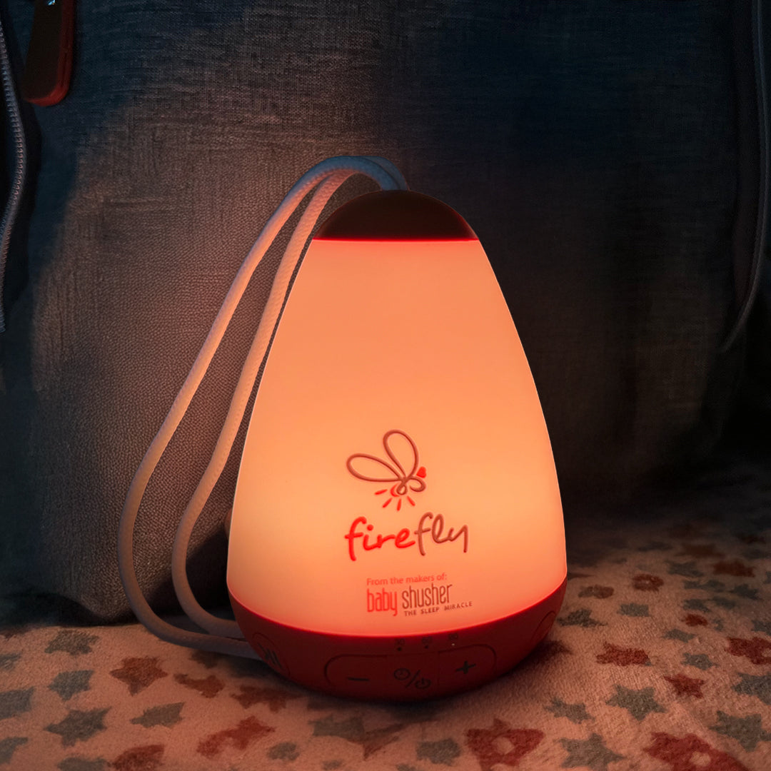Firefly Portable Baby Sound Machine + Shushie Pacifier 2-Pack Bundle