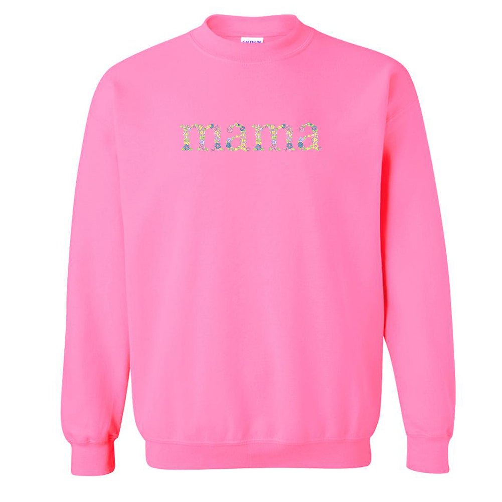 'Floral Mama' Crewneck Sweatshirt