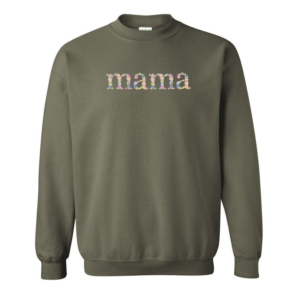 'Floral Mama' Crewneck Sweatshirt
