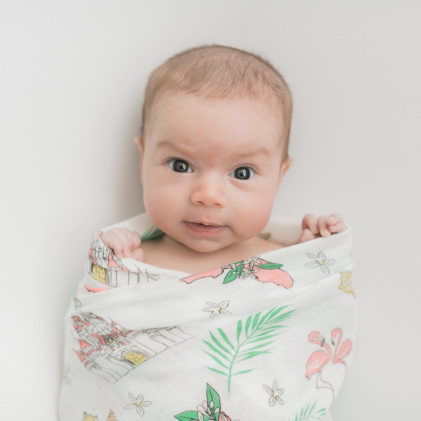 Florida Girl Gift Bundle: Swaddle, Bib & Onesie | Organic Cotton