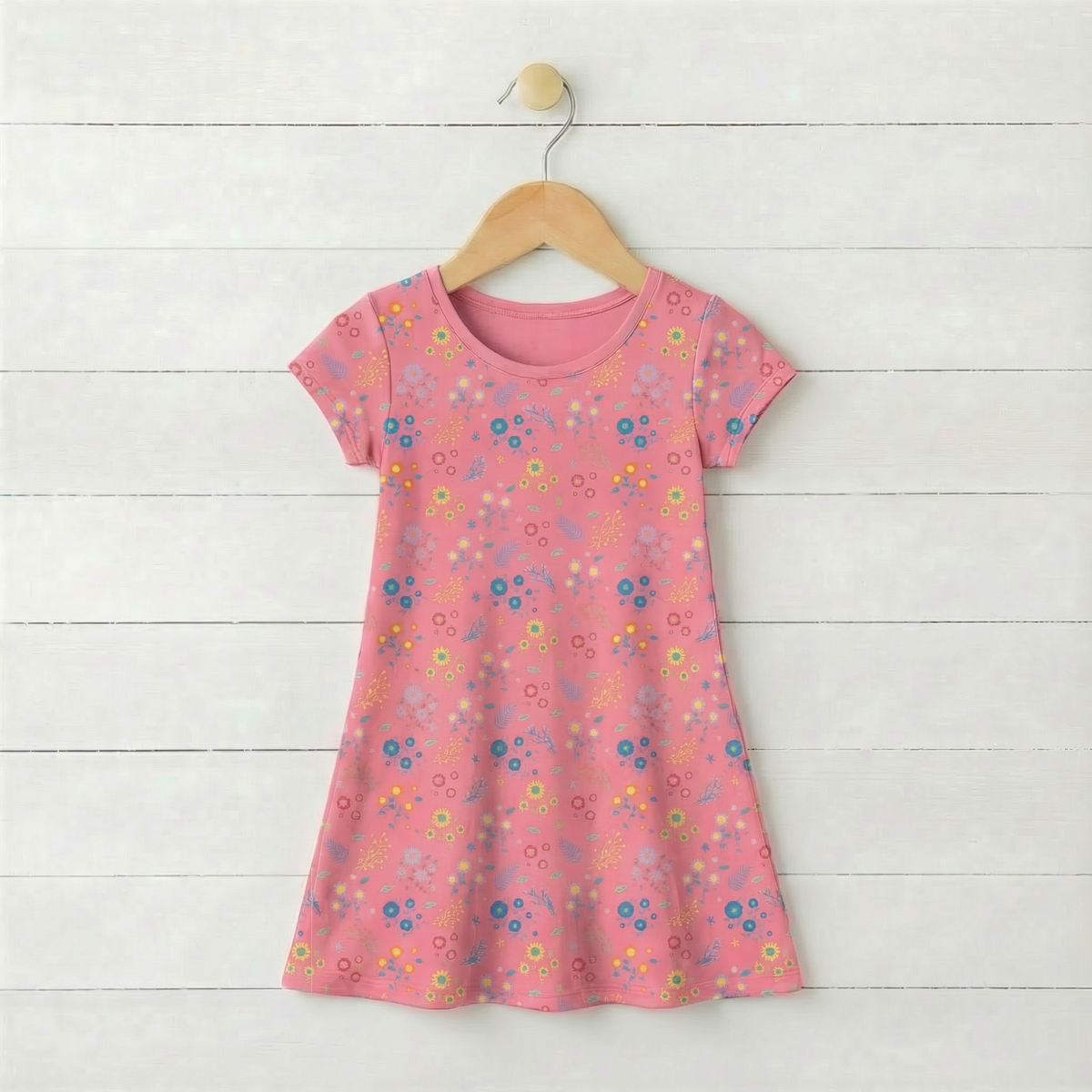 Flower Confetti A-Line Dress
