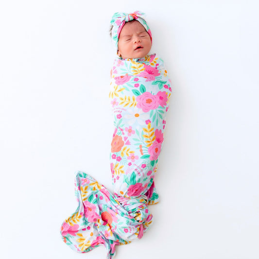 The Forever Swaddle Blanket | Flower Power