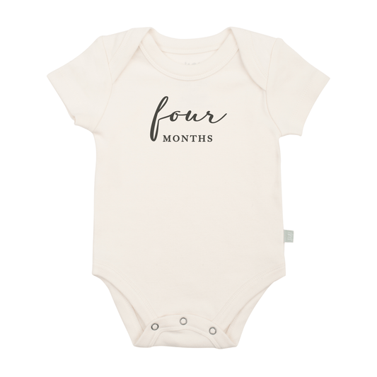 graphic bodysuit | four months milestone charcoal
