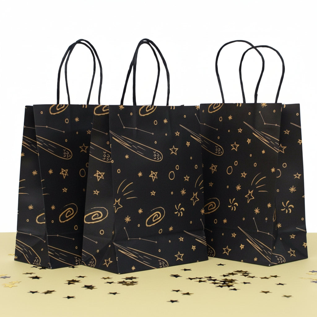 Planets Party Bags – Space Adventure Favor Bags (8 Pack)