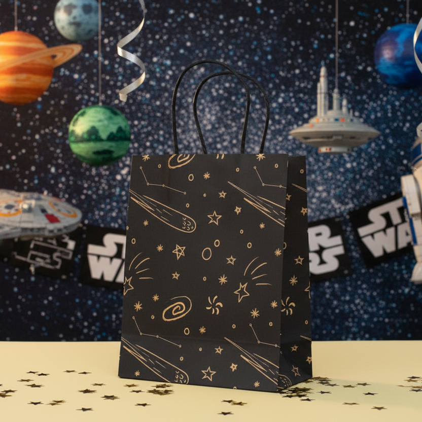 Planets Party Bags – Space Adventure Favor Bags (8 Pack)