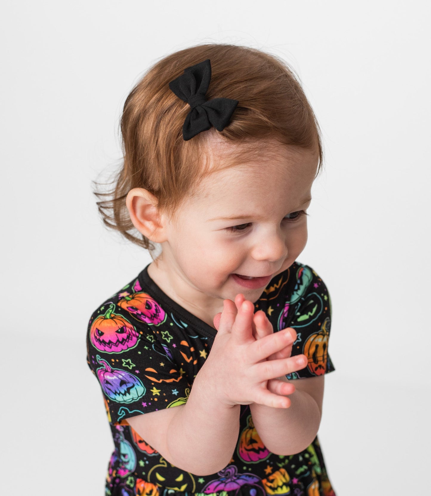 Black | Pigtail Clip Bows (V1)