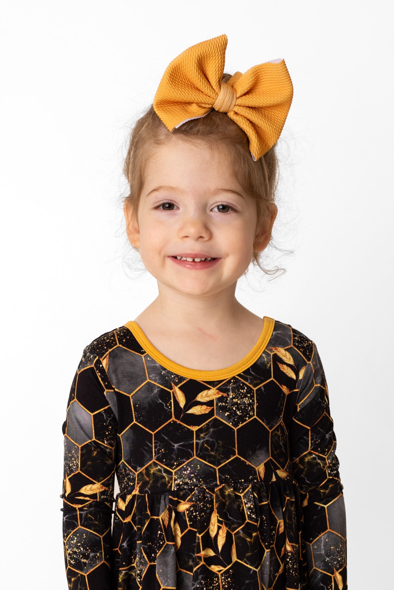 Honey | Toddler Girl Nylon Bow