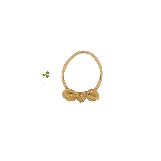 The Printed Bow - Golden Dot