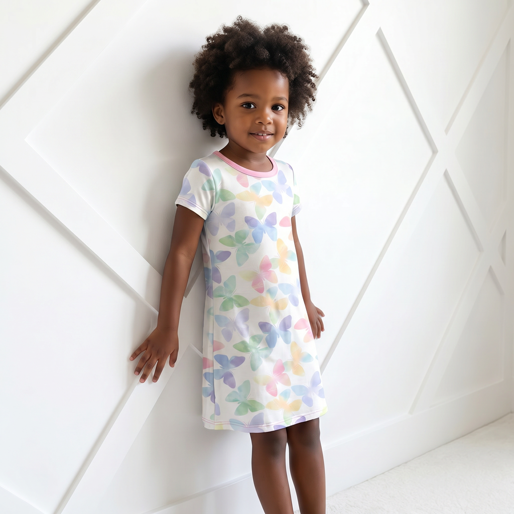 Grace Wings A-Line Dress