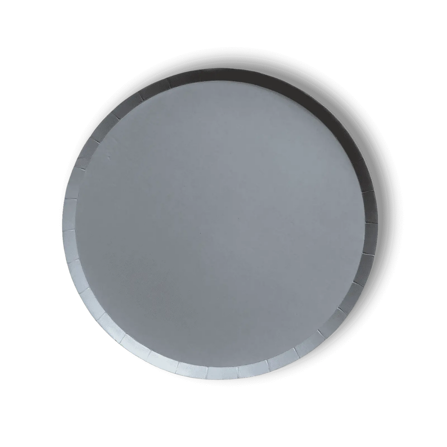 Gray Blue Paper Party Plate (8pcs)