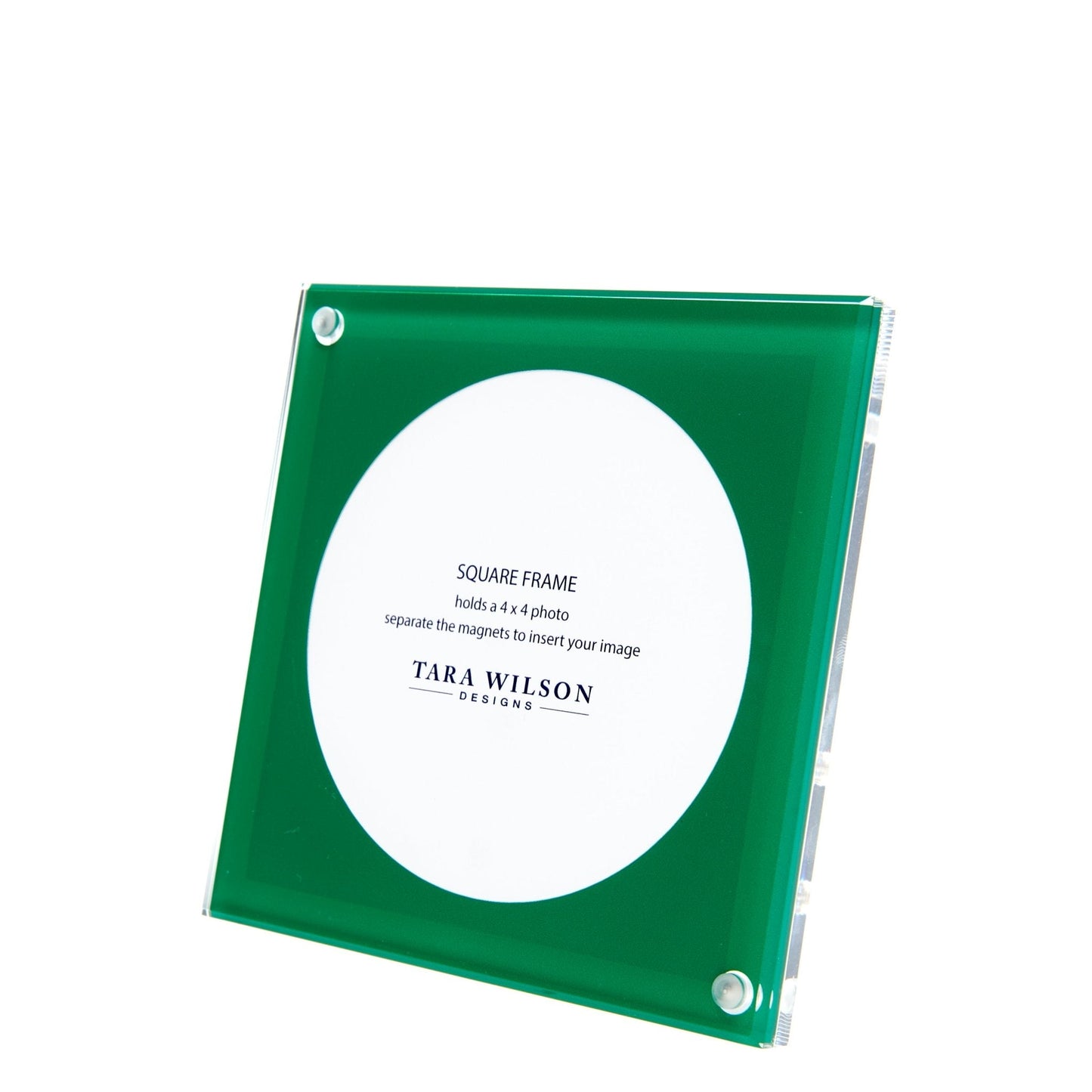 Green Acrylic 5" x 5" Square Frame