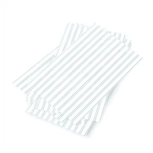 Green Farmhouse Striped Napkins (24pcs)
