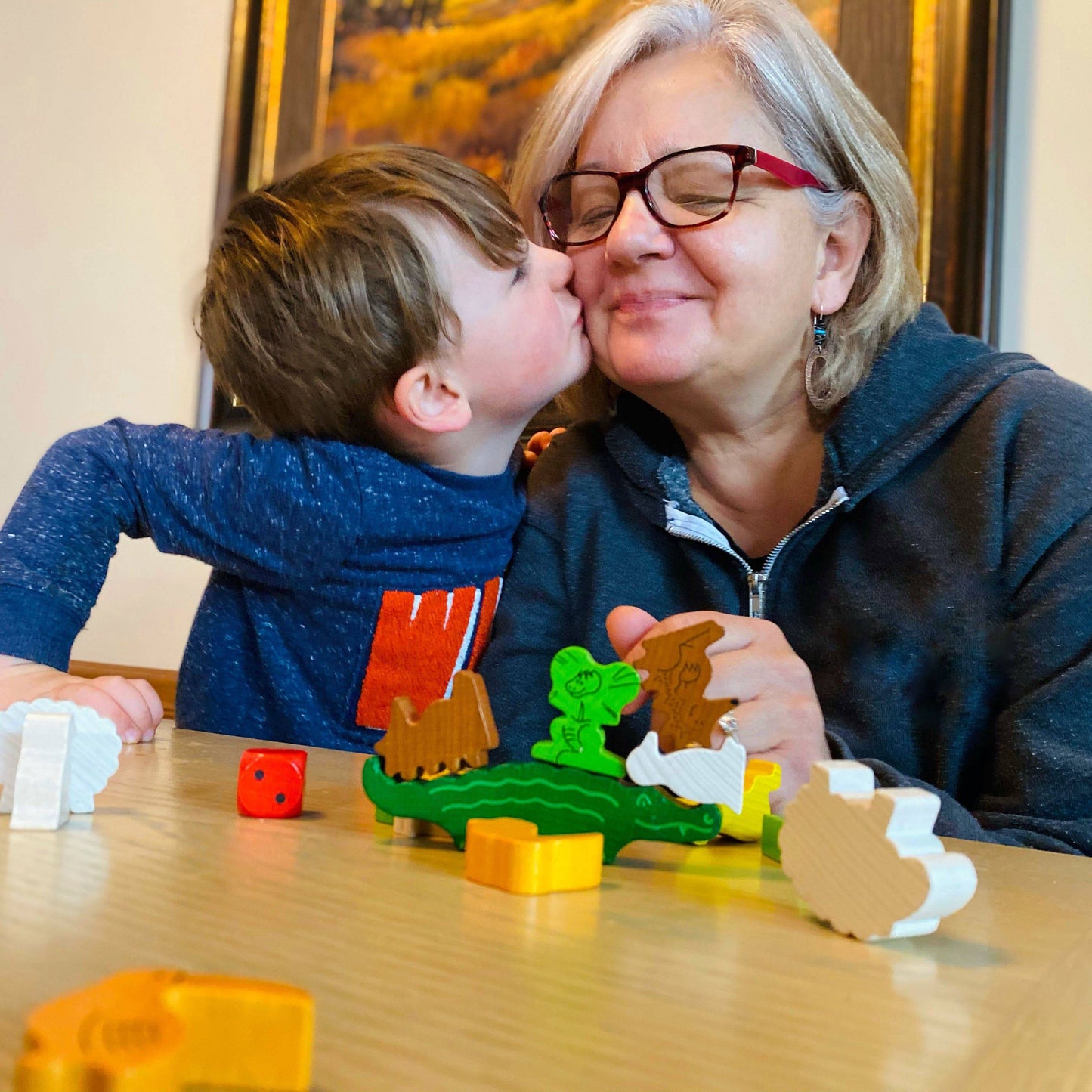 Animal Upon Animal Stacking Game