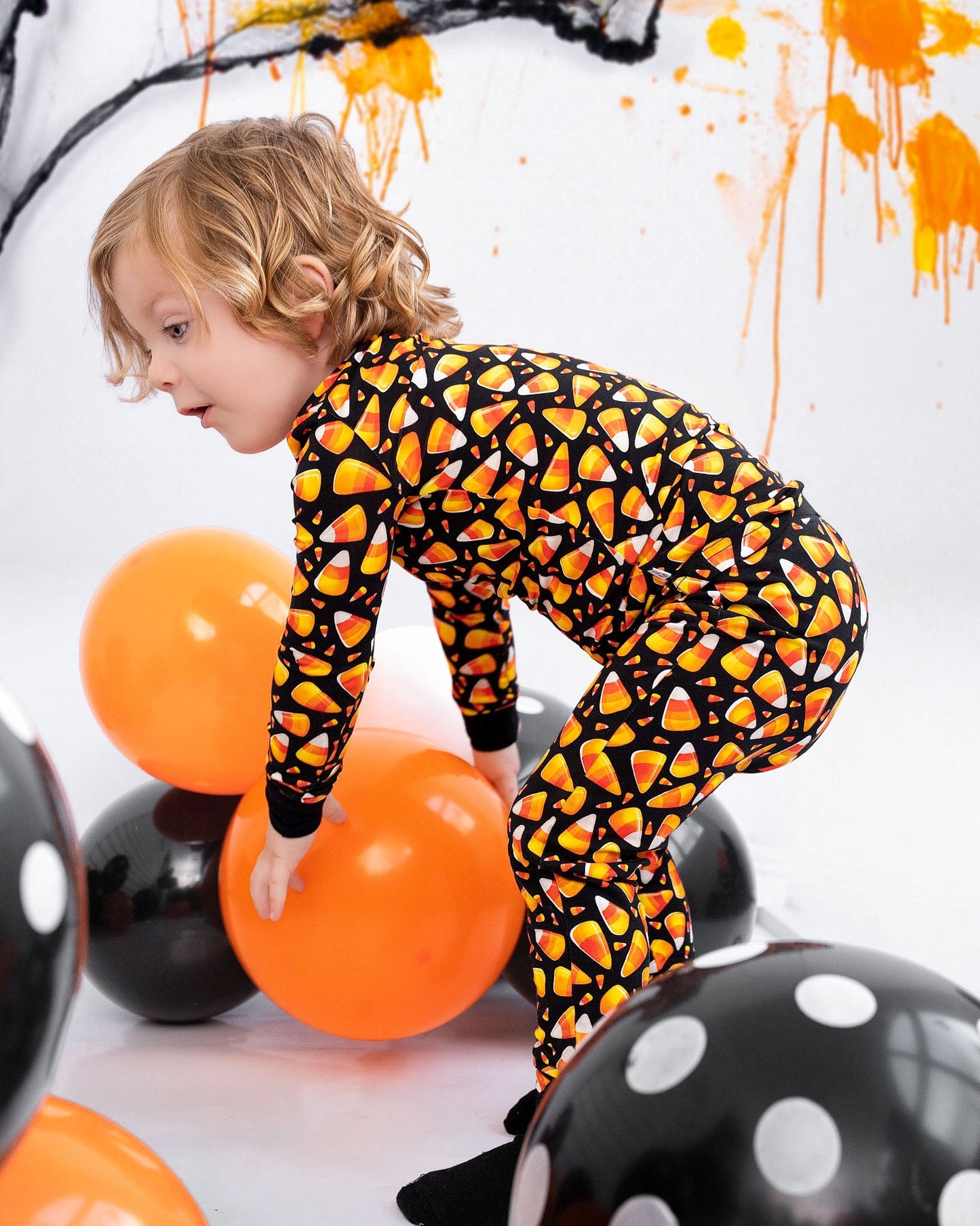 Halloween | Candy Corn | Bamboo Two-Piece Pajamas