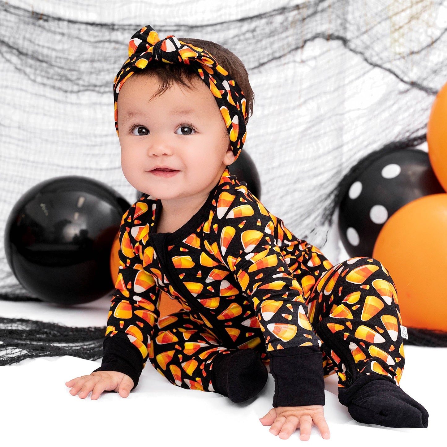 Halloween | Candy Corn | Bamboo Headband Bow
