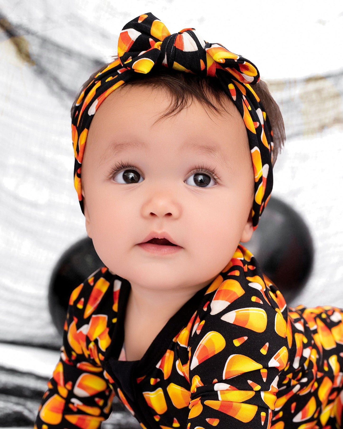Halloween | Candy Corn | Bamboo Zipper Pajamas